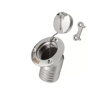 Plniace hrdlo na vodu 45° kov 38 mm EVA