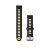 Remienok hodiniek Garmin 18 mm. Čierno-žltý (rýchloupínací) pre Forerunner 265S