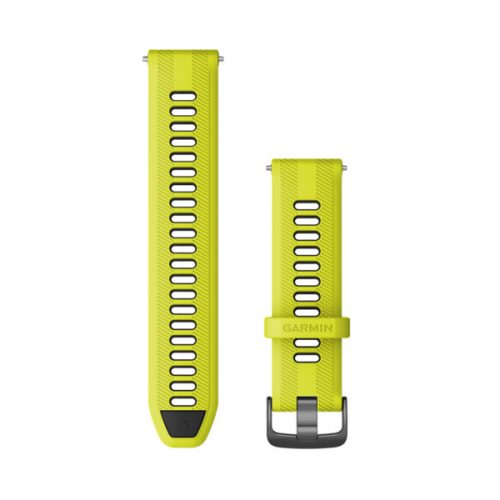 Remienok hodiniek Garmin 22 mm. Žlto-čierny Forerunner 965 pre inteligentné hodinky