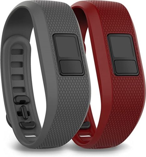 Remienok na hodinky pre inteligentné hodinky Garmin Vívofit 3 Gray/Mars XL