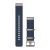 Remienok hodiniek Garmin 22 mm indigovo modrý nylon, strieborná pracka (žakárová tkanina) (QuickFit) pre hodinky MARQ Smartwatch