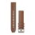 Remienok na hodinky Garmin 22 mm hnedá talianska koža, strieborná pracka (QuickFit) pre hodinky MARQ Smartwatch