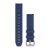 Remienok na hodinky Garmin 22 mm námornícky modrý silikónový so striebornou prackou (QuickFit) pre hodinky MARQ Smartwatch