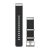Remienok na hodinky Garmin 22 mm čierny nylon, strieborná pracka (žakárová tkanina) (QuickFit) pre MARQ