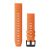 Remienok hodiniek Garmin 22 mm oranžový silikón, čierna pracka (QuickFit) pre hodinky Fenix 6