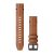 Remienok na hodinky Garmin 22 mm z gaštanovej kože, čierna pracka (QuickFit) pre Fenix 6