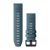 Remienok na hodinky Garmin 26 mm, modrý silikón, čierna pracka (QuickFit) pre Fenix 6X