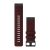 Remienok na hodinky Garmin 26 mm červený nylon, čierna pracka (QuickFit) pre Fenix 6X