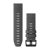 Remienok hodiniek Garmin 26 mm bridlicovo sivý silikónový, čierna pracka (QuickFit) pre náramkové hodinky Enduro