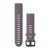 Remienok hodiniek Garmin 20 mm búrka fialový silikón, čierna pracka (QuickFit) pre Fenix 6S