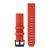 Remienok hodiniek Garmin 22 mm laserový červený silikón, čierna nerezová pracka (QuickFit) pre Approach S62