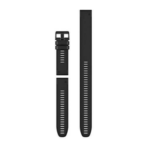 Remienok hodiniek Garmin 26 mm čierny silikónový, čierna pracka (QuickFit) Descent Mk2, 3-dielny