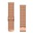 Remienok na hodinky Garmin 20 mm Rose Gold kovový, milánsky, 18K Rose Gold PVD pracka (rýchloupínacia) pre Vivomove 3 125-197mm