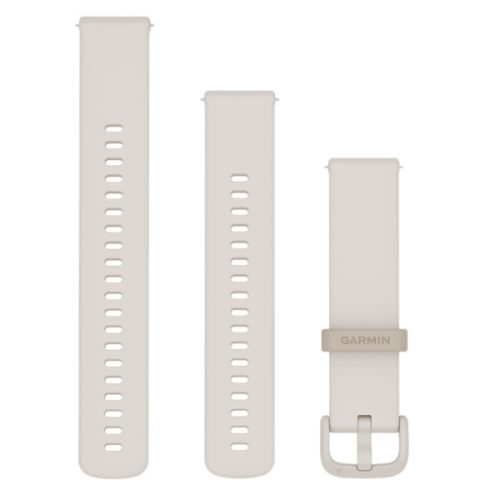 Remienok hodiniek Garmin 20 mm Ivory Silicone (Quick Release) pre hodinky Vívoactive 5