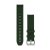 Remienok na hodinky Garmin 22 mm borovicovo zelený silikón, strieborná pracka (QuickFit) pre hodinky MARQ Smartwatch