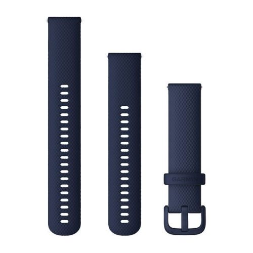 Remienok na hodinky Garmin 20 mm tmavomodrý (Navy) silikónový, tmavomodrá pracka (Quick Release) pre inteligentné hodinky