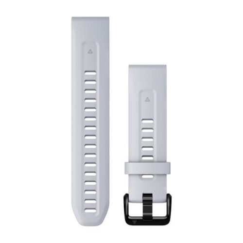 Remienok hodiniek Garmin 20 mm biely kameň silikón (QuickFit) (Fenix 7S) pre inteligentné hodinky