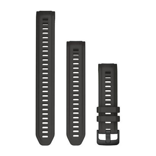 Garmin 20 mm grafitový silikónový remienok s extra dlhým remienkom na príslušenstvo (Instinct 2S) pre inteligentné hodinky
