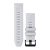 Remienok hodiniek Garmin 26 mm biely kameň silikón (QuickFit) (Fenix 7X) pre inteligentné hodinky