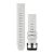 Remienok na hodinky Garmin 22 mm Carrera biely silikónový (QuickFit) pre inteligentné hodinky