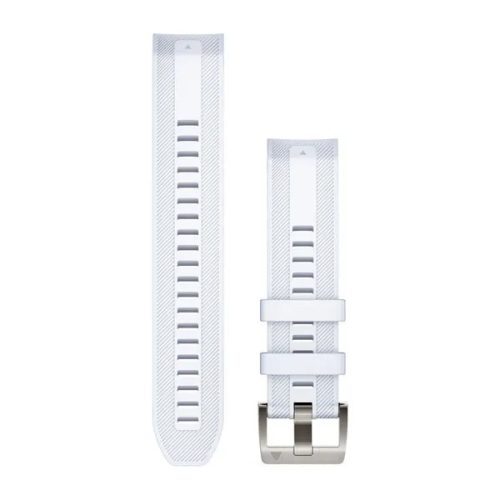 Remienok hodiniek Garmin 22 mm biely silikónový (QuickFit), pre MARQ (Gen 2)