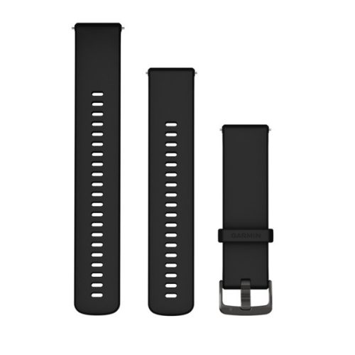 Remienok hodiniek Garmin 22 mm čierny silikónový (rýchloupínací) pre hodinky Venu 3