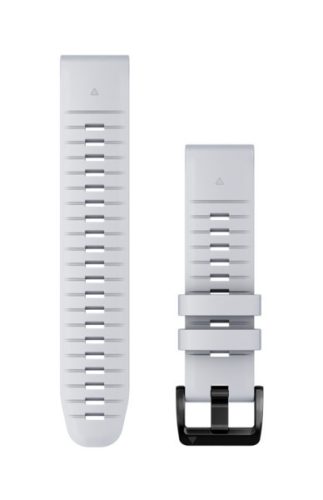 Remienok na hodinky Garmin 22 mm biely kameň silikón (QuickFit) pre inteligentné hodinky