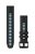 Remienok hodiniek Garmin 22 mm čierny/modrý silikónový (QuickFit) pre inteligentné hodinky