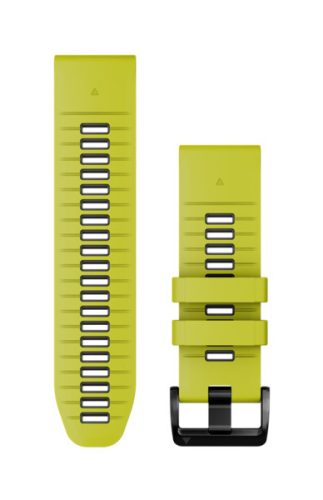 Remienok Garmin 26 mm limetkový/grafitový silikón (QuickFit) pre inteligentné hodinky