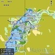 Digitálna mapa Tisa a jazero Tisa Lowrance MAR