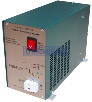 Nabíjačka batérií 24V -40A automatická FRX