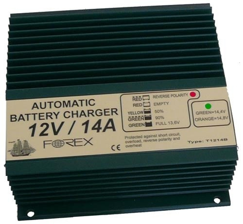 Nabíjačka batérií 12V -14A automatická FRX