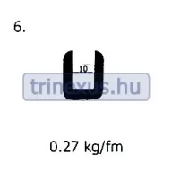 Gumový profil EPDM model 6 SOL