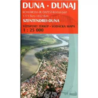Kniha, Duna Komárom-Bp. turistická mapa