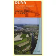Kniha, turistická mapa Dunaújváros-Országhattar
