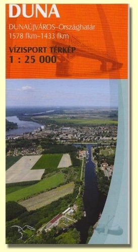 Kniha, turistická mapa Dunaújváros-Országhattar