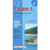 Kniha, mapa Tisza 1 Bustyaháza-Lónya