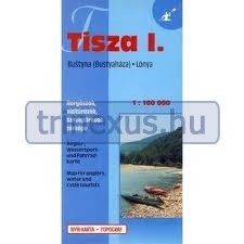Kniha, mapa Tisza 1 Bustyaháza-Lónya