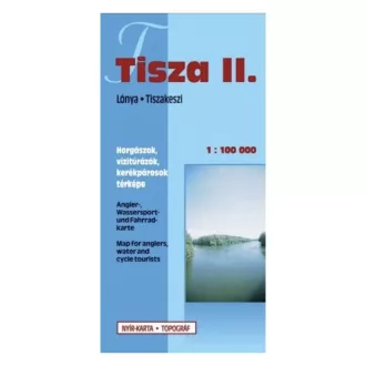 Kniha, mapa Tisza 2. Lónya-Tiszakeszi
