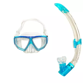Potápačská maska s háčikmi Oyster light blue