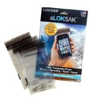 Vodotesné vrecko Loksak L-ALOK3-3X6 v balení po troch kusoch