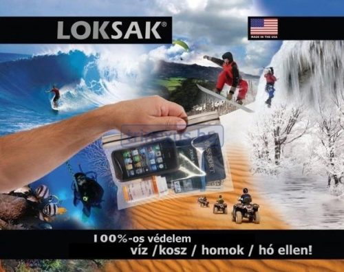 Vodotesné vrecko Loksak L-ALOK3-8X11 v balení po troch kusoch