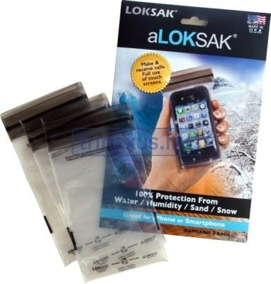 Vodotesné vrecko Loksak L-ALOK3-12X12 v balení po troch kusoch