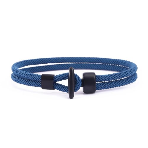 Náramok CASTENA ručne vyrobený vo viacerých farbách (modrá) s elegantným zapínaním TRX