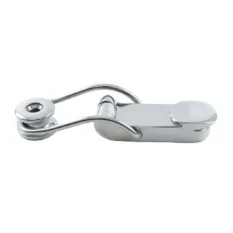 Lakatpánt inox zár nélküli 94x28 mm EVA