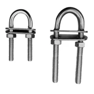 Vonószem 90 x 38 mm U alakú rozsdamentes Deluxe EVA
