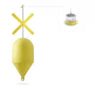 Osvetlený 110 cm CTR s označením bóje Andreas-Kreuz