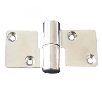 Chrómovaný plochý záves 99x32 mm