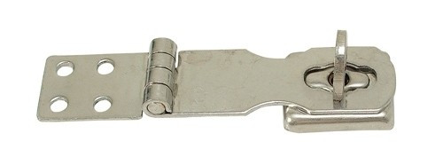 Visiaci zámok s obojstranným očkom z nehrdzavejúcej ocele 100 x 25 mm,