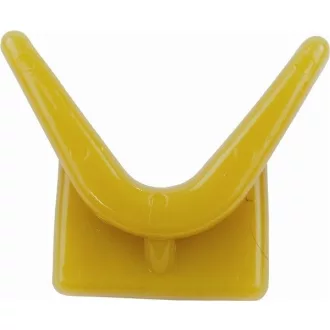 Predný nárazník prívesu Y-stop žltý 70x73x89 mm